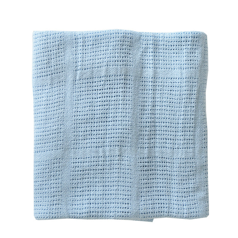 Cellular Blanket Pram - Blue