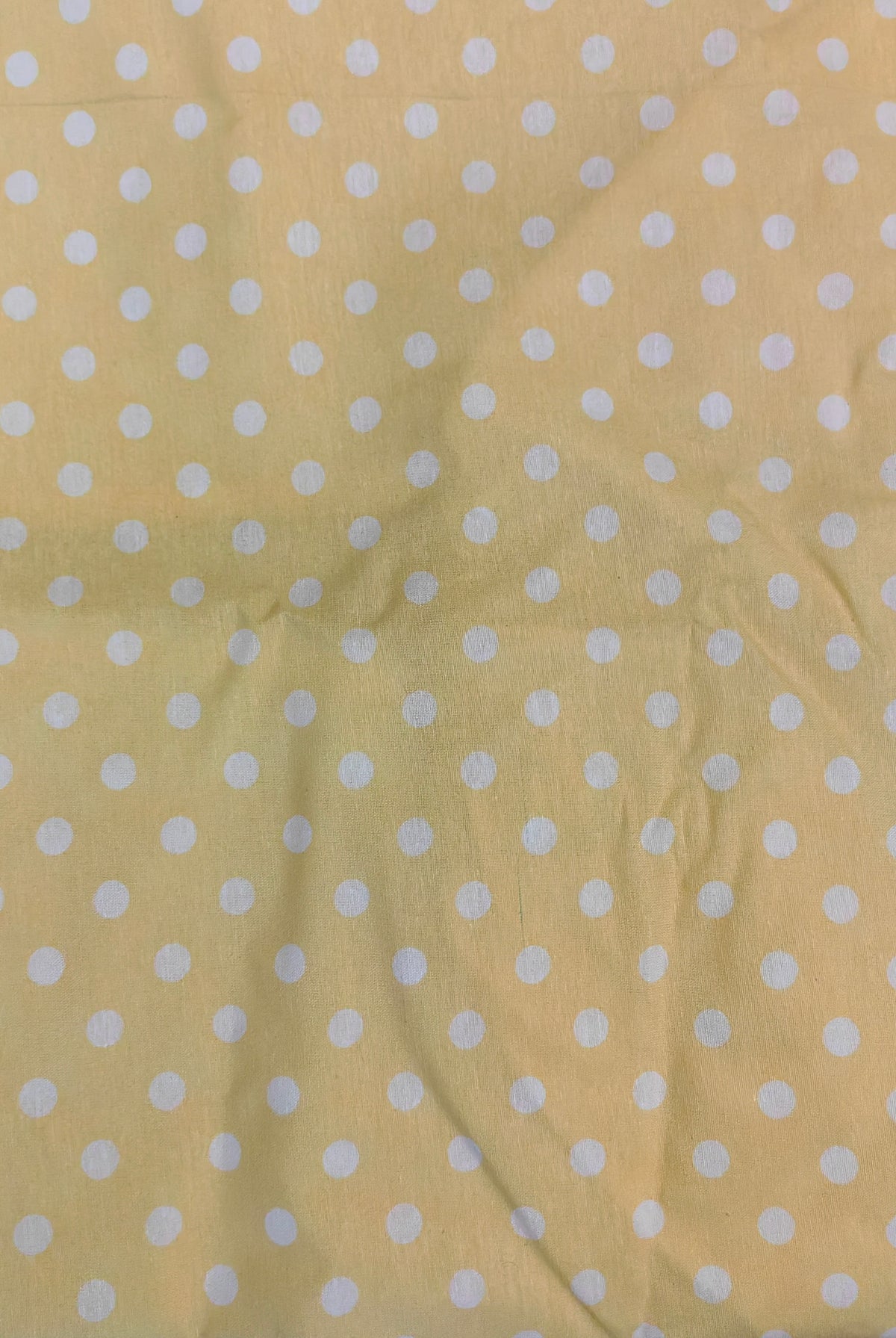 Changing Mat Cover - Yellow Polka