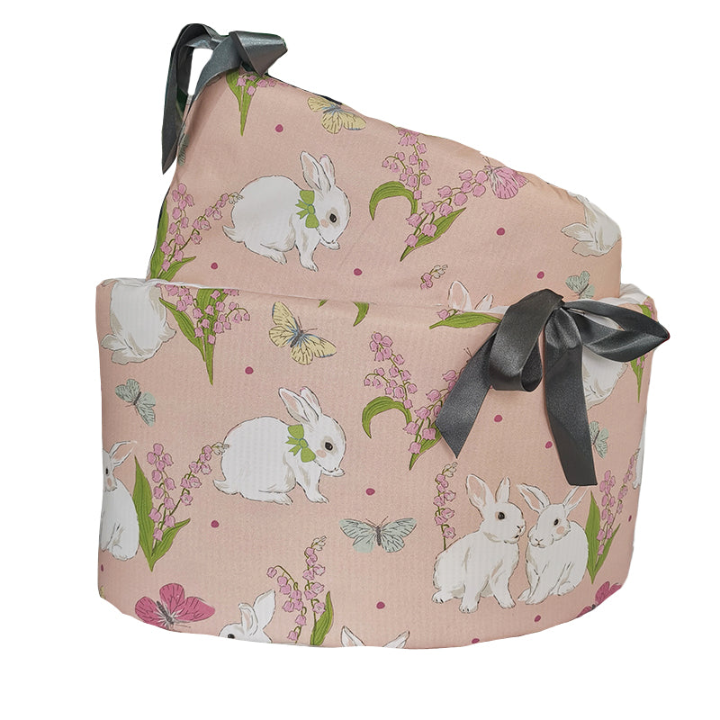 Cot bumper cover - Bunnies and Butterflies